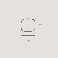 Kartell Hiray armchair cushion