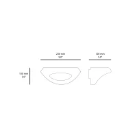 Sovil Ovvo led wall lamp with solar panel