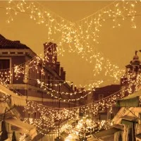 New Lamps string curtain Light 128 Bulbs LED 230V IN 24V OUT
