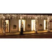 New Lamps string curtain Light 128 Bulbs LED 230V IN 24V OUT