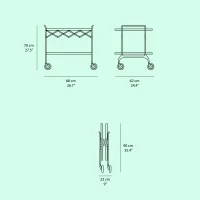 Kartell Gastone tavolino pieghevole