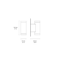 Karman Movida led wall lamp