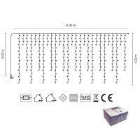 New Lamps Tenda Luminosa Natale 288 LED 3.90 metri 230V IN 24V