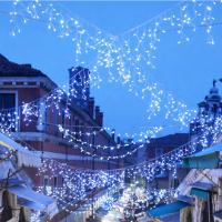 New Lamps Tenda Luminosa Natale 288 LED 3.90 metri 230V IN 24V
