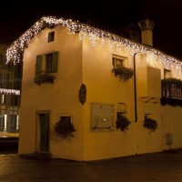 New Lamps Cordoniera Tenda luminosa 180 LED 5 metri Luce Bianco