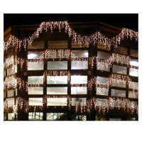 New Lamps Cordoniera Tenda luminosa 180 LED 5 metri Luce Bianco