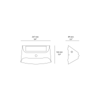 Sovil Sunny applique led pannello solare