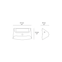 Sovil Sunny applique led pannello solare