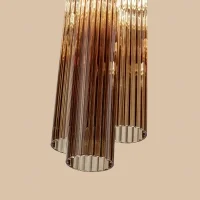 Euroluce Itala single led suspension lamp