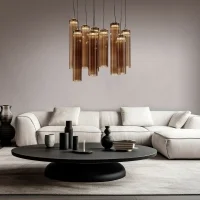 Euroluce Itala single led suspension lamp