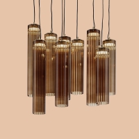 Euroluce Itala single led suspension lamp