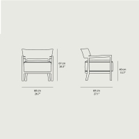 Kartell Cara armchair