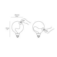 Daylight Satellite lampadina E27 dimmerabile Daylight Satellite lampadina E27 dimmerabile