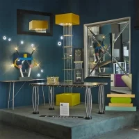 Memphis Ashoka lampada da tavolo Memphis Ashoka lampada da tavolo