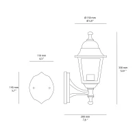 Sovil Nano up wall sconce ip43
