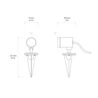 Astro Lighting Bayville Spike Spot led spotlight