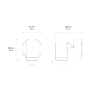 Astro Lighting Bayville Single Spot applique led