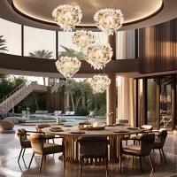 Slamp Veli Aurea led suspension lamp