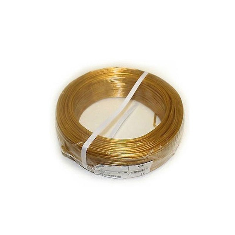 100 meter cable strap 2 x 0_50mmq gold color 220V cable section