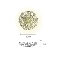 Slamp Veli Aurea led wall ceiling lamp