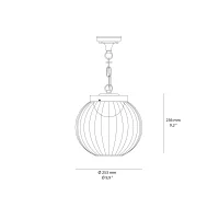 Sovil Cage pendant led ceiling lamp ip65