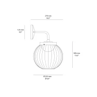 Sovil Cage outdoor led wall lamp