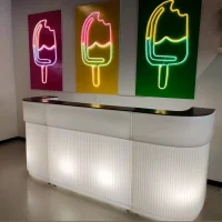 Slide Cordiale luminous bar counter