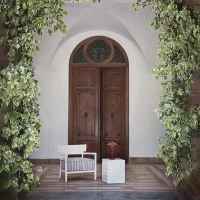 Kartell poltrona Cara Mat Outdoor