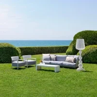 Kartell poltrona Cara Mat Outdoor