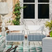 Kartell poltrona Cara Mat Outdoor