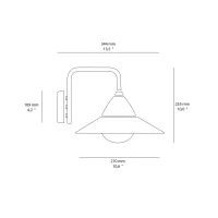 Sovil Yukon outdoor led wall lamp
