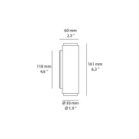 Iguzzini BK09 applique biemissione led per esterni