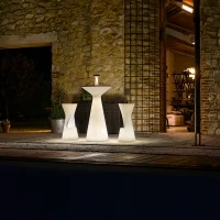 Plust Fade sgabello luminoso