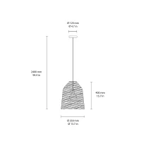 Karman Black Out suspension lamp