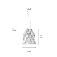 Karman Black Out suspension lamp