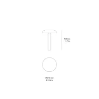 Artemide Knop paletto lampione led