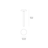 Artemide Knop led street light bollard