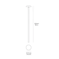 Artemide Knop led street light bollard Artemide Knop led street light bollard