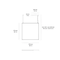 Artemide Discovery Space Square led suspension lamp