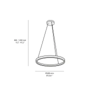 Maytoni Rim led suspension lamp