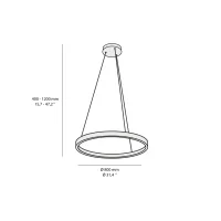 Maytoni Rim led suspension lamp
