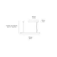 Artemide Discovery Space Rectangular led suspension lamp
