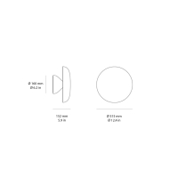 Artemide Knop lampada da parete soffitto led