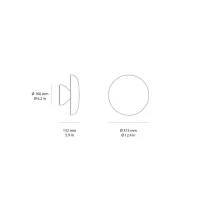 Artemide Knop led wall ceiling lamp