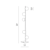 Ondaluce Monile floor lamp