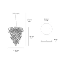 Terzani Argent led ceiling lamp Terzani Argent led ceiling lamp