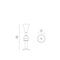Slide Carmen table lamp