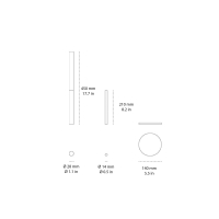 Cini&Nils Ognidove lampada a batteria led con vaso