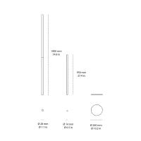 Cini&Nils Ognidove floor led lamp with vase