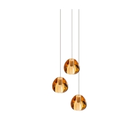 Terzani Mizu three light suspension lamp